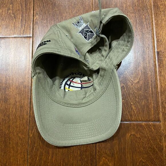 The Game Vintage World Golf Championship Tan Cotton Strapback Hat Men's One Size - Picture 8 of 8
